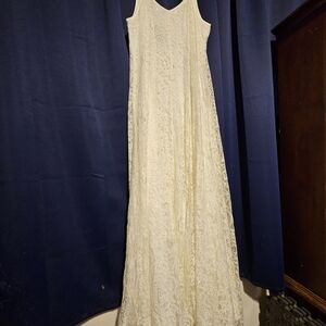 Torrid Cream Lace Wedding Dress